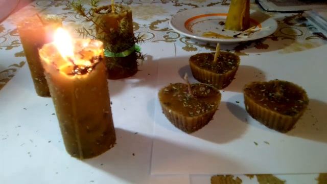 Натуралъные восковые свечи с Байкалъскими травами.... (на заказ)..... смотреть онлайн