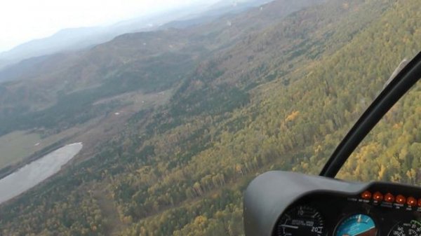 Манжерок (съёмка с вертолёта)