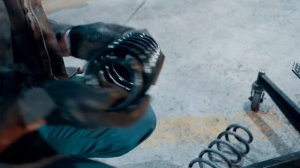 Замена задние пружины Nissan