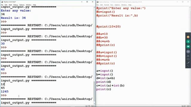 Python 3 Tutorial 010- Standard Input/Output (I/O) Using input() and print() Function смотреть онлайн