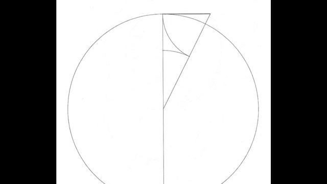 10-Построение пятиконечной звезды с помощью золотого сечения-2 способ смотреть онлайн