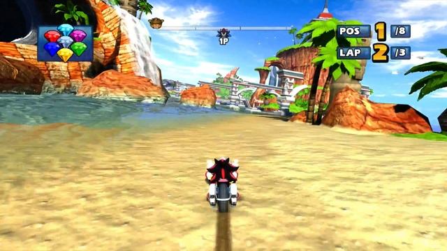 Sonic & Sega All-Star Racing - Coolest glitch shortcut you can try смотреть онлайн