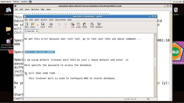 installing oracle 10 g express on Red Hat Linux (WebSphere Jungle) смотреть онлайн