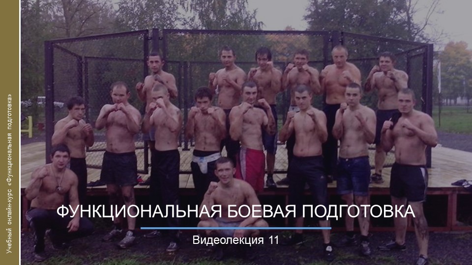Видеокурс. Функциональная боевая подготовка смотреть онлайн