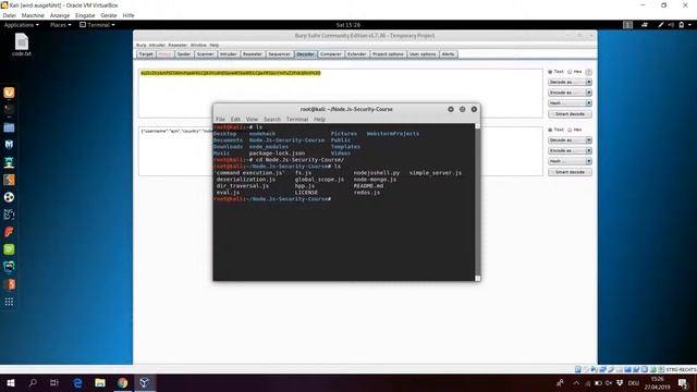 Node.Js Deserialization Attack смотреть онлайн