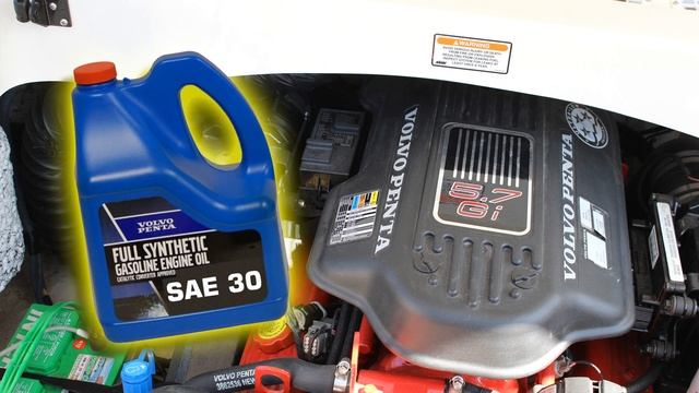 Volvo Penta 5.7 Gi Oil Change | Volvo Penta 5.7 Gi Winterize | How to change oil in Volvo Penta 5.7 смотреть онлайн