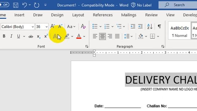 How To Make Delivery challan format in excel || Delivery challan format in word смотреть онлайн