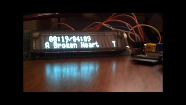 Raspberry Pi with VFD LCD HD44780 on XBMC OpenELEC using only GPIO смотреть онлайн