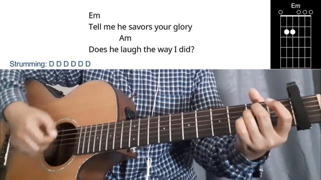 Glimpse Of Us - Joji | Easy Guitar Tutorial With Chords Lyrics смотреть онлайн