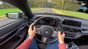 BMW 7 Series G11 750i 4.4 V8 BiTurbo 530HP POV | M Sport Exhaust