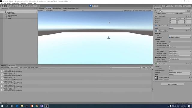 Новая система ввода в Unity