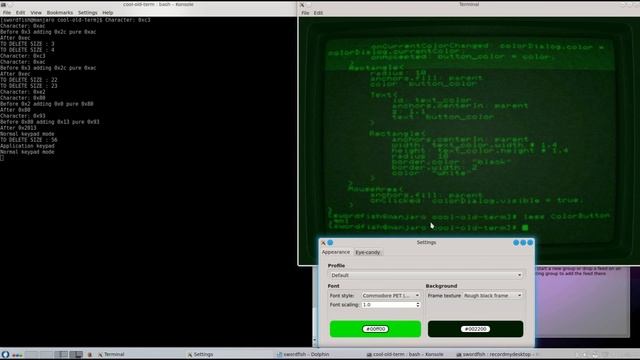 cool-old-terminal... Linux old terminal emulator (Work in progress) смотреть онлайн