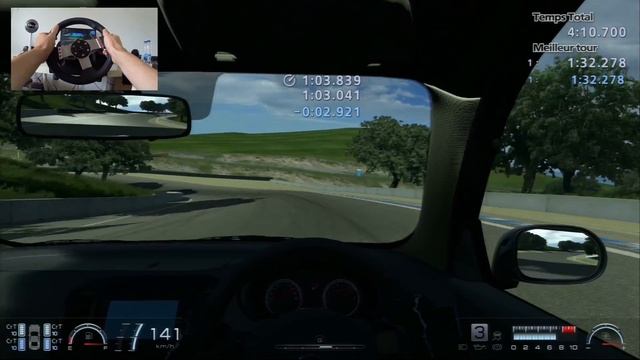 GT6 & GoPro : Nissan March Micra 12SR 2007 : Mazda Raceway Laguna Seca : Test drive G27 смотреть онлайн