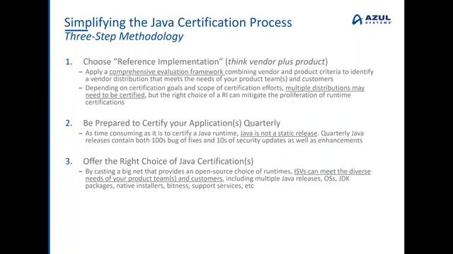 JDK Certifications What ISVs Need to Navigate the Java Runtime Landscape смотреть онлайн