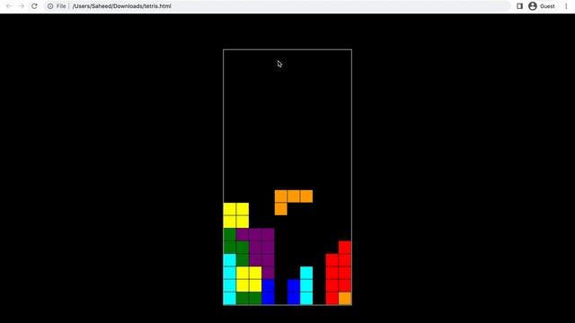 How to Make Tetris Game with HTML Game Code (Copy & Paste) смотреть онлайн