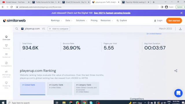 How To Earn Money From Gmail Account | Playerup Earn Money | Urdu/Hidni смотреть онлайн