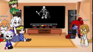 Undertale react to Help from the void phase 2 Реакция Андертейл на Help from the void Часть 2