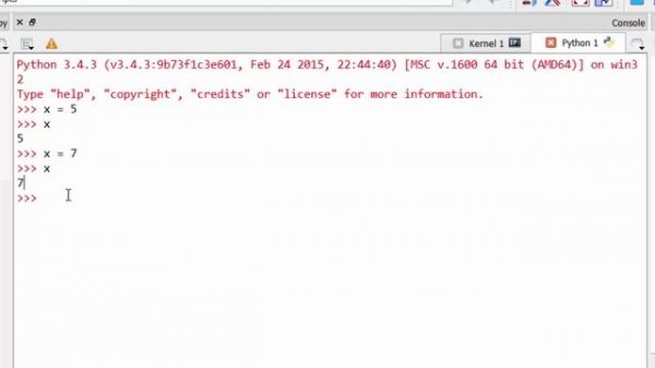 Learn Python - variables