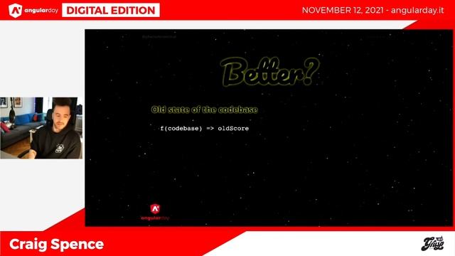 Betterer: Incremental Improvement | Craig Spence | angularday 2021 смотреть онлайн