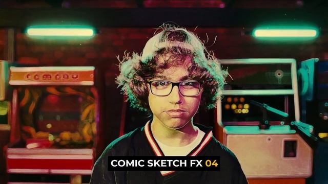 Comic Sketch Effects смотреть онлайн
