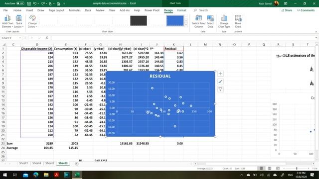 Estimating Residual sum of square (RSS) and R-squared of linear regression Model using Ms Excel смотреть онлайн