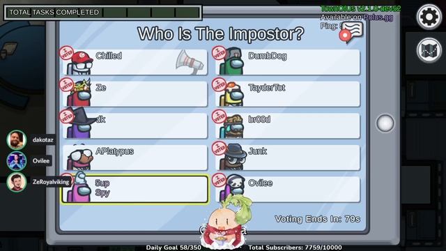 Stomping over crewmates with the *NEW* GIANT IMPOSTOR mod! смотреть онлайн