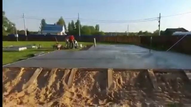 Залили фундамент бетоном смотреть онлайн