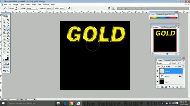 How to make Realistic Text in Adobe Photoshop 9.0 CS2 #1 смотреть онлайн