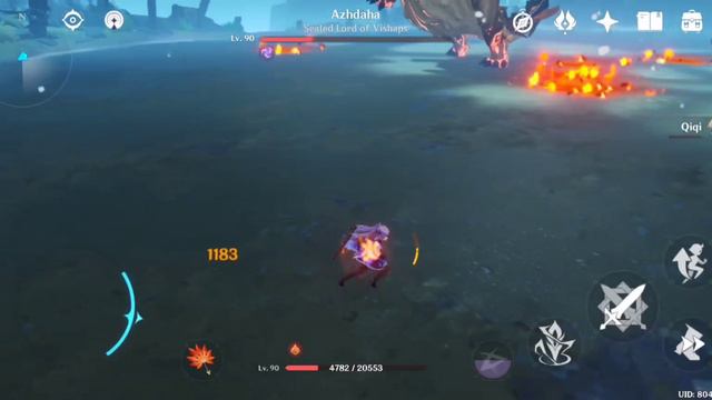 Keqing vs Azhdaha | Genshin Impact смотреть онлайн