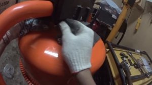 Ремонт бетономешалки своими руками.Замена подшипников барабана. Самодельный съемник подшипников