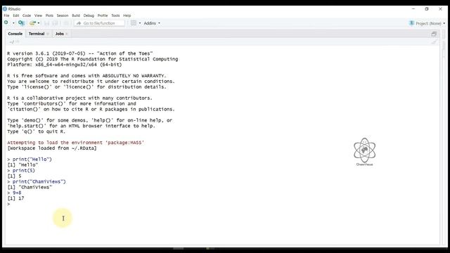 Statistical Methods using R By ChamiViews Part 02 - print() (Increase the Volume) смотреть онлайн