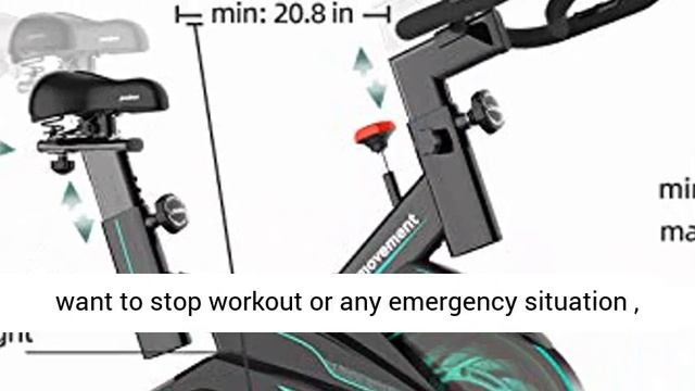pooboo Indoor Exercise Bike Indoor Cycling Bike Stationary Belt Drive Tablet Holder LCD Monitor Hom смотреть онлайн