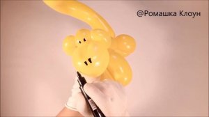 ЖИВОТНЫЕ ИЗ ШАРИКОВ обезьянка ЗМЕЯ Balloon Animals FIGURAS CON GLOBOS