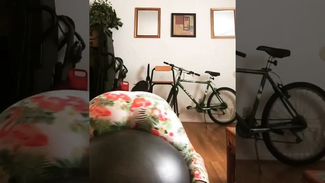 Throwback Yoga Ball Bounce!! смотреть онлайн
