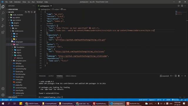 Compile scss tự động bằng node sass trong website wordpress смотреть онлайн