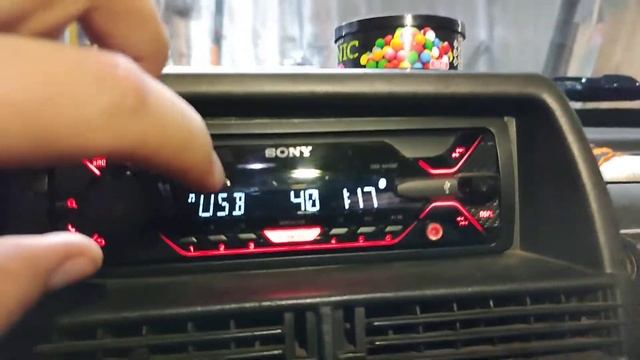 Управление магнитолой SONY DSX-A410BT настройки общий обзор как настроить громкость микрофона смотреть онлайн