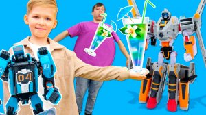 Какие Роботы Тоботы самые крутые? Игры с Трансформерами: Челлендж - кто уберется лучше?