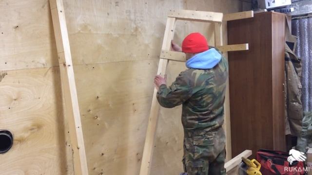 Обустройство мастерской #2. Компактный стеллаж для хранения дерева (досок) и листов фанеры смотреть онлайн