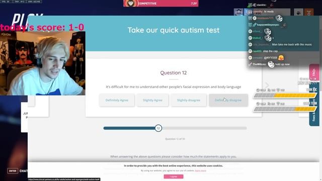 xQc Takes an Online Autism Test смотреть онлайн