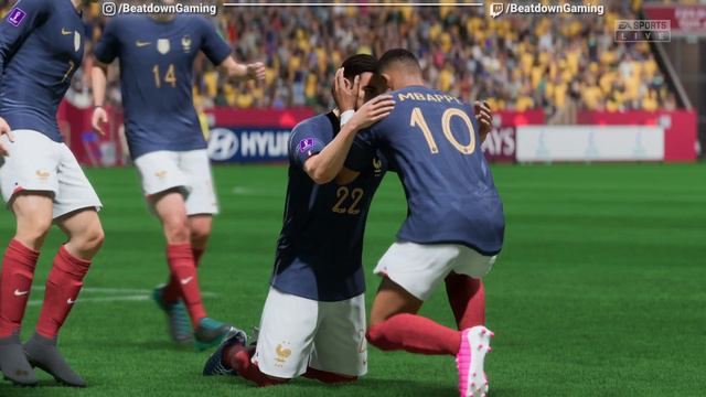 FIFA 23 - France vs. Australia | 2022 FIFA World Cup смотреть онлайн