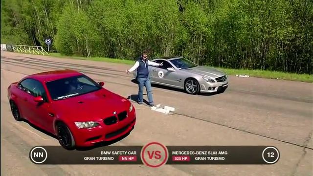Mitsubishi Lancer Evolution AMS vs Mercedes SL63 AMG vs BMW M3. смотреть онлайн