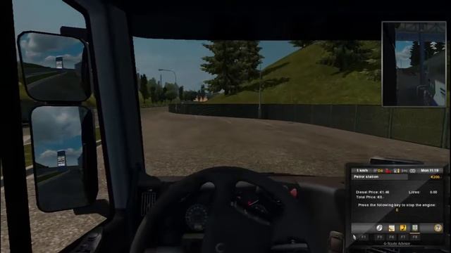 Playing Euro Truck Simulator 2 on Nvidia Geforce GT610 Gameplay смотреть онлайн