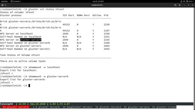 Lab: Montando Volúmenes Gluster via nfs смотреть онлайн
