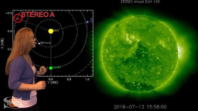 A Coronal Hole in the Earth-Strike Zone: Solar Storm Forecast 07-19-2018 смотреть онлайн