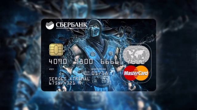 Карта со своим дизайном. Дебютовая карта Збербанка смотреть онлайн