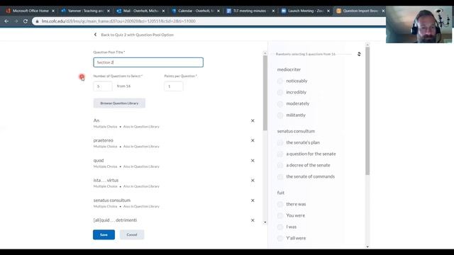 Creating a Quiz with Random Questions Drawn from Question Pools смотреть онлайн