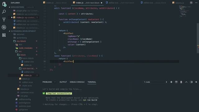 Create Simple Rich Text Block in Gutenberg WordPress смотреть онлайн