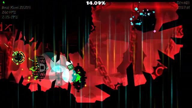 (Live) Crimson Planet 57%х2 (about 160k atts)//Geometry dash смотреть онлайн