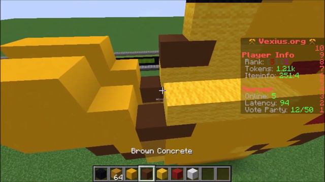 Minecraft Pikachu Pixel art tutorial смотреть онлайн