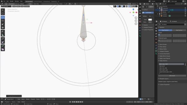 Rigging a Grease Pencil 2D, Blender 2.83 #2 смотреть онлайн